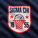 Sigma Chi Basketball Illustration PR Crewneck