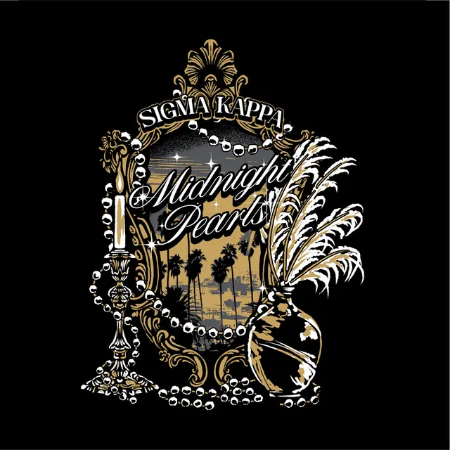 Sigma Kappa Ornate Midnight Pearls PR Shirt