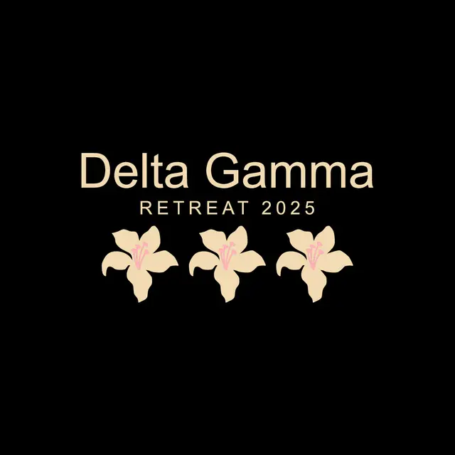 Delta Gamma Elegant Lily Retreat Crewneck