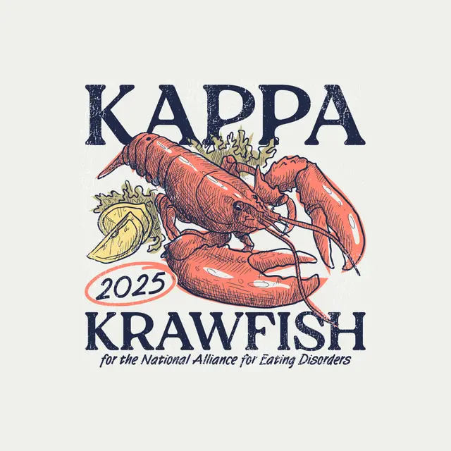 Kappa Kappa Gamma Lobster Drawing Philanthropy Shirt