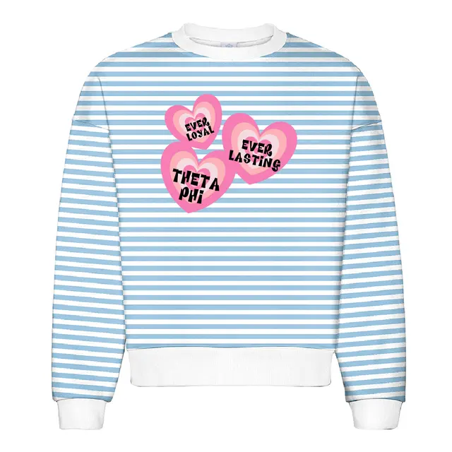 Theta Phi Heart Illustration Philanthropy Sweater 2