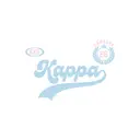 Kappa Kappa Gamma Bubbly Script with Wreath Crest Game Day Shirt