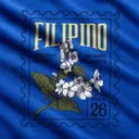 Filipino Student Association Floral Stamp Graphic PR Shirt