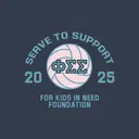 Phi Sigma Sigma Volleyball Philanthropy Shirt