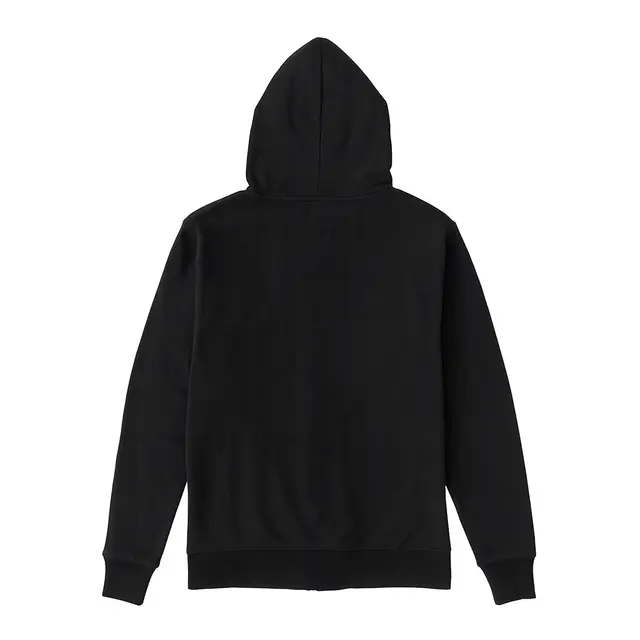 ESSENTIALZIPUPHOODIE Black Back