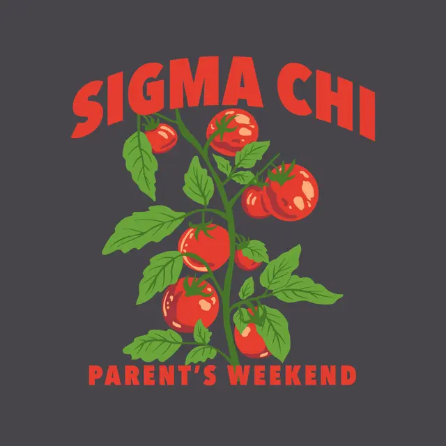 Sigma Chi Tomato Vine Parent's Weekend Shirt