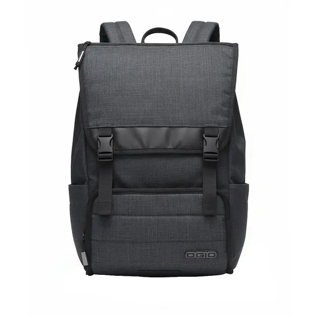 Customizable OGIO Apex Rucksack 411090 Heather Grey Front