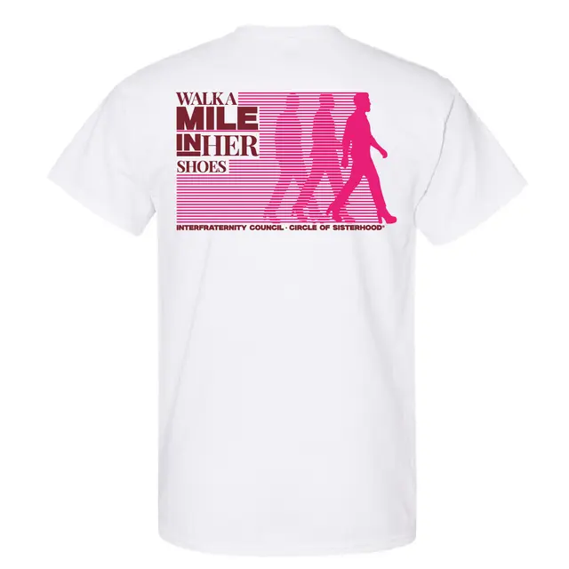 Circle of Sisterhood Striped Illustrations Philanthropy Shirt 2