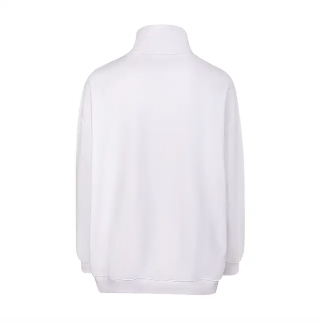 Fresh Prints Olympia Heavyweight Track Jacket White mto Back