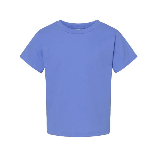 Rabbit Skins Toddler Cotton Jersey Tee Carolina Blue Front