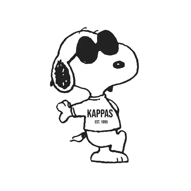 Kappa Phi Lambda Cool Snoopy Dog Graphic PR Shirt