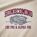 Chi Phi Stadium Illustration Homecoming Crewneck