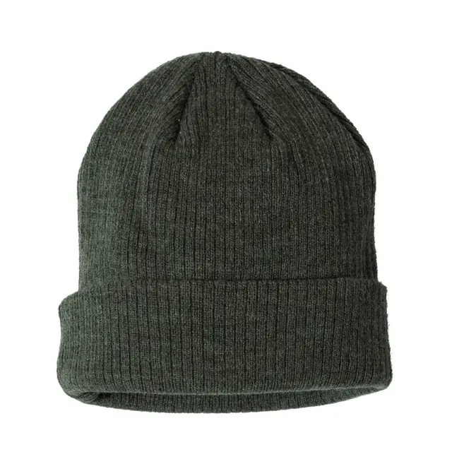 Champion Ribbed Knit Cap cs4003 Heather Forest Back