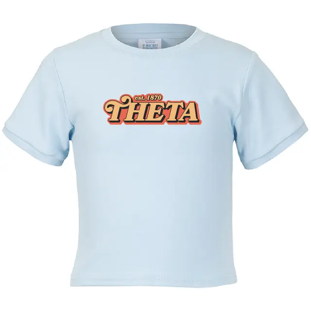 Kappa Alpha Theta Vintage Bold Text PR Shirt 2