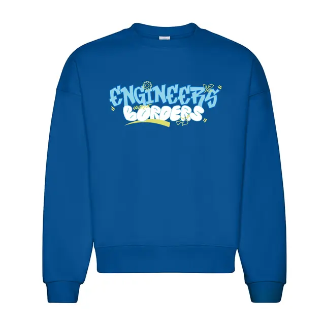 Engineers Without Borders Fun Colorful Lettering PR Crewneck 2