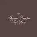 Sigma Kappa Elegant Script with Heart Bid Day Hoodie