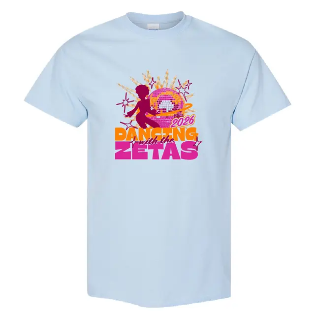 Zeta Tau Alpha Disco Ball Dancing Date Party Shirt 2