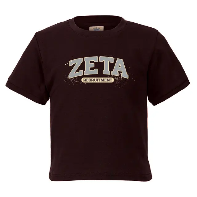 Zeta Tau Alpha Bold Block Letter Recruitment Shirt 2