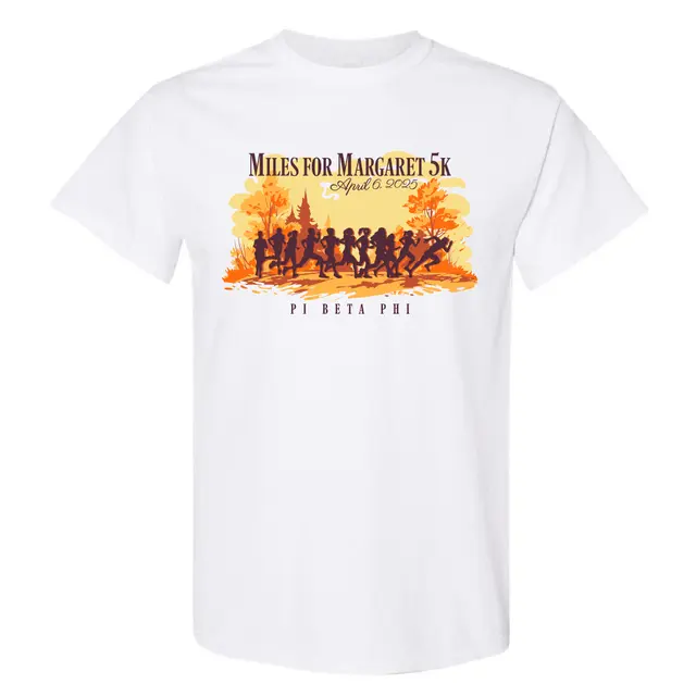 Pi Beta Phi Runner Silhouette Philanthropy Shirt 2