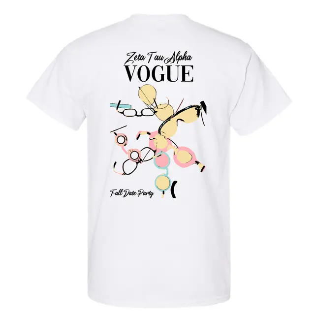 Zeta Tau Alpha Fashion Eyewear Date Party Shirt 2
