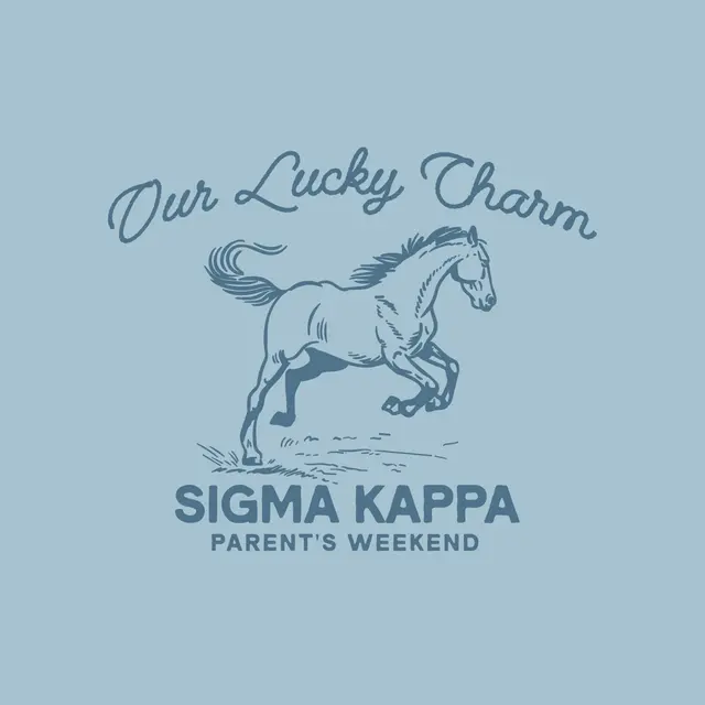 Sigma Kappa Galloping Horse Parent's Weekend Crewneck