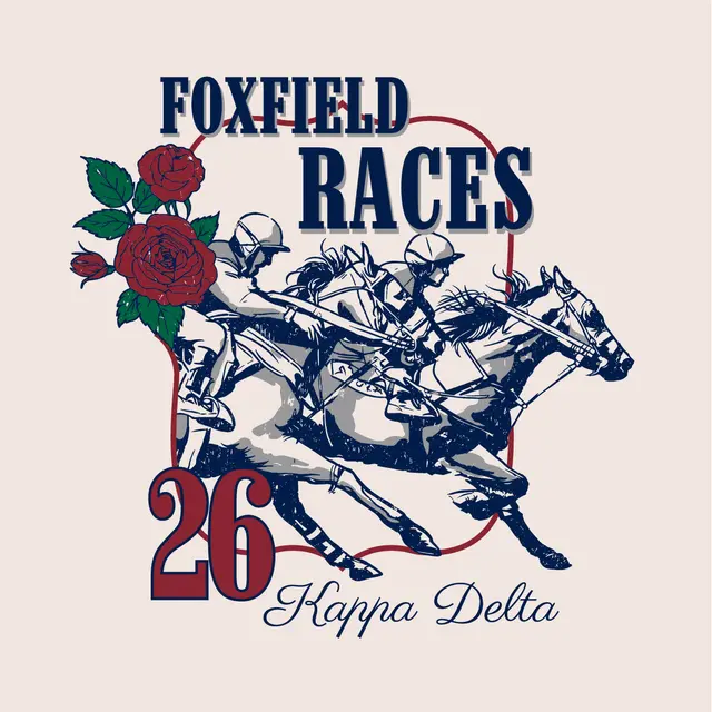 Kappa Delta Equestrian Print Foxfield Races Shirt