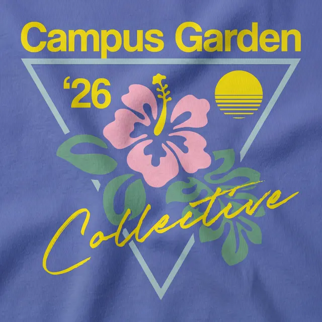 Campus Garden Collective Tropical Hibiscus PR Crewneck