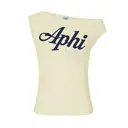 Alpha Phi Elegant Script with Year PR Tank 2
