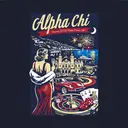 Alpha Chi Omega Glam Casino Night Formal Shirt