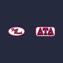 Delta Tau Delta Oval Text and Greek Letters Fall Rush Sweater