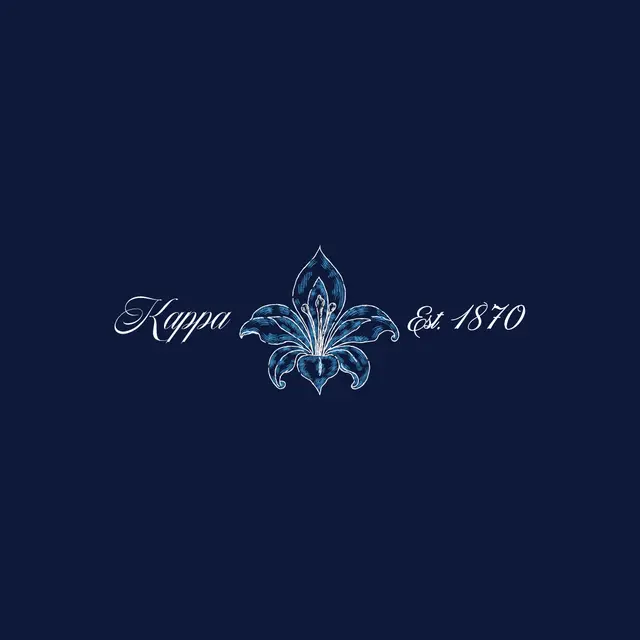 Kappa Kappa Gamma Blue Floral PR Tank