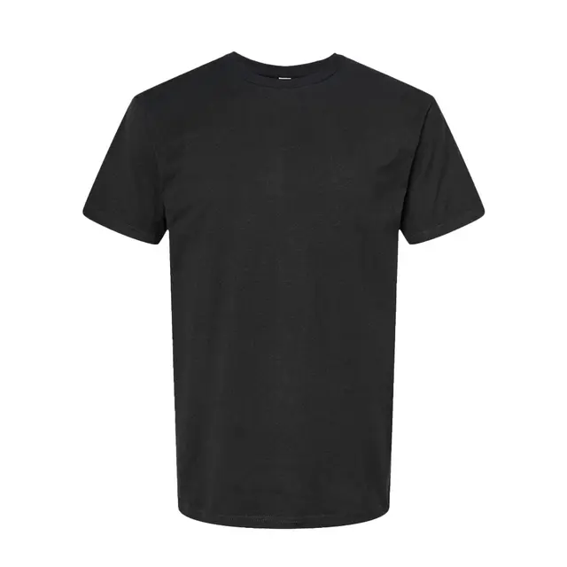 Unisex Jersey T-Shirt Black Front