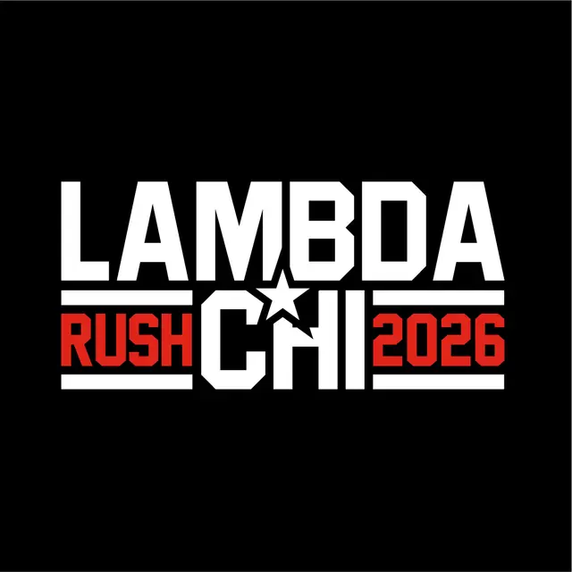 Lambda Chi Alpha Block Lettering Rush Fraternity Hoodie