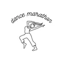 Dance Club Dancer Outline Philanthropy Tank