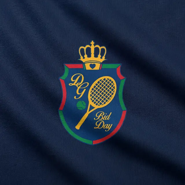 Delta Gamma Crest Graphic Bid Day Tank