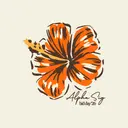 Alpha Sigma Alpha Bold Hibiscus Bid Day Tank