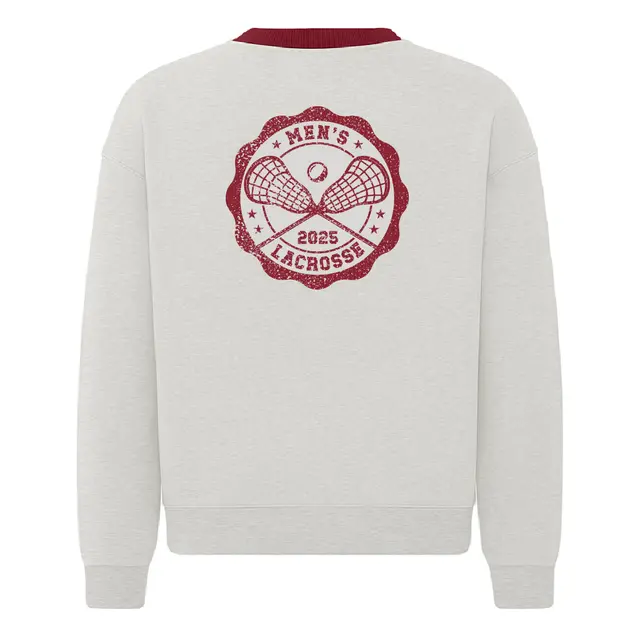 Men's Lacrosse Badge Design PR Crewneck 2