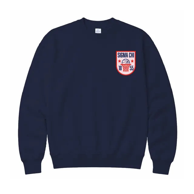 Sigma Chi Basketball Illustration PR Crewneck 2