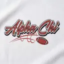 Alpha Chi Omega MovingFootball Graphic Game Day Shirt