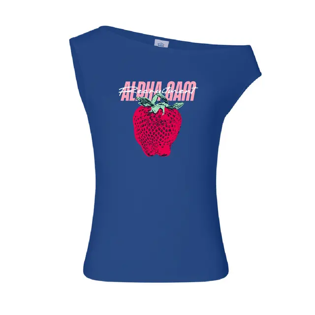 Alpha Gamma Delta Strawberry Graphic Recruitment Tank 2