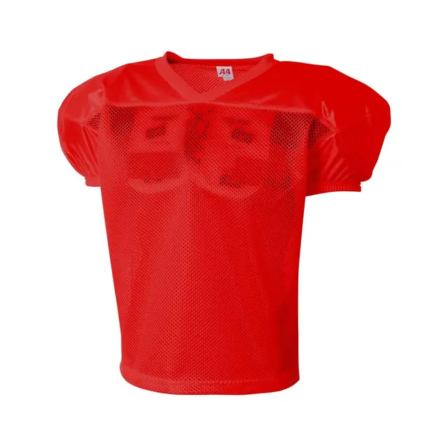 A4 DRILLS PRACTICE JERSEY n4260 Scarlet Front