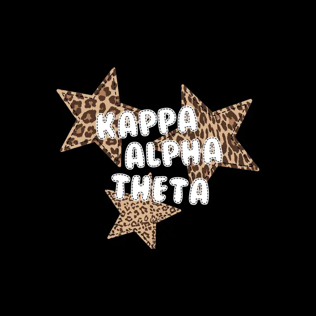 Kappa Alpha Theta Leopard Stars PR Tank