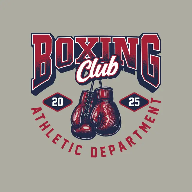 Boxing Club Bold Lettering Gloves PR Hoodie