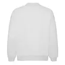 Customizeable Fresh Prints Denver Mock Neck Heavyweight Sweatshirt FP94USS White Back