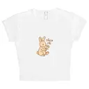 Theta Phi Bunny with Rose Illustration PR Shirt 2