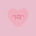 Alpha Phi Lace Heart with Floral Pattern PR Shirt
