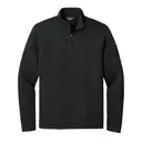 Eddie Bauer weater Fleece 1/4-Zip Black Front