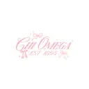 Chi Omega Pink Bow and Sparkle PR Shirt