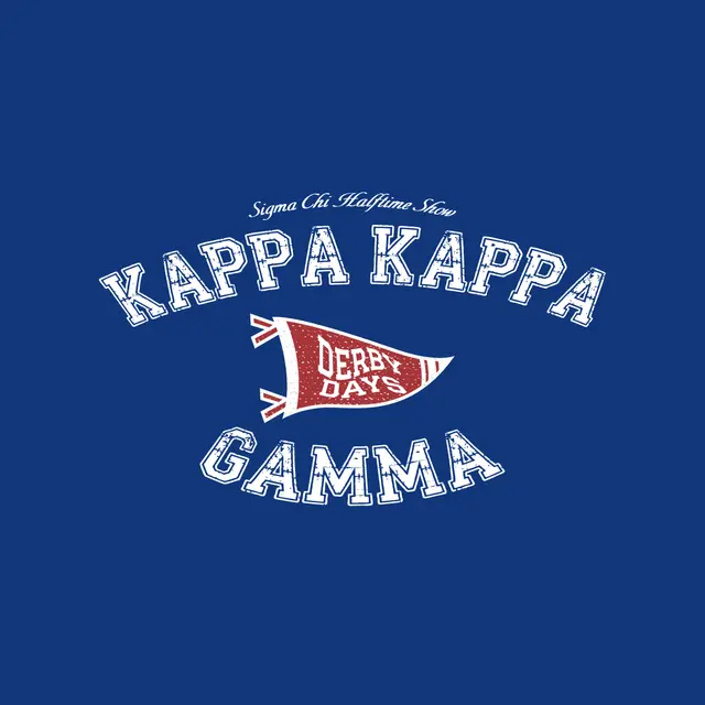 Kappa Kappa Gamma Pennant Design Philanthropy Shirt