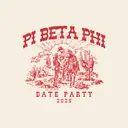 Pi Beta Phi Romantic Cowboy Sunset Date Party Hoodie